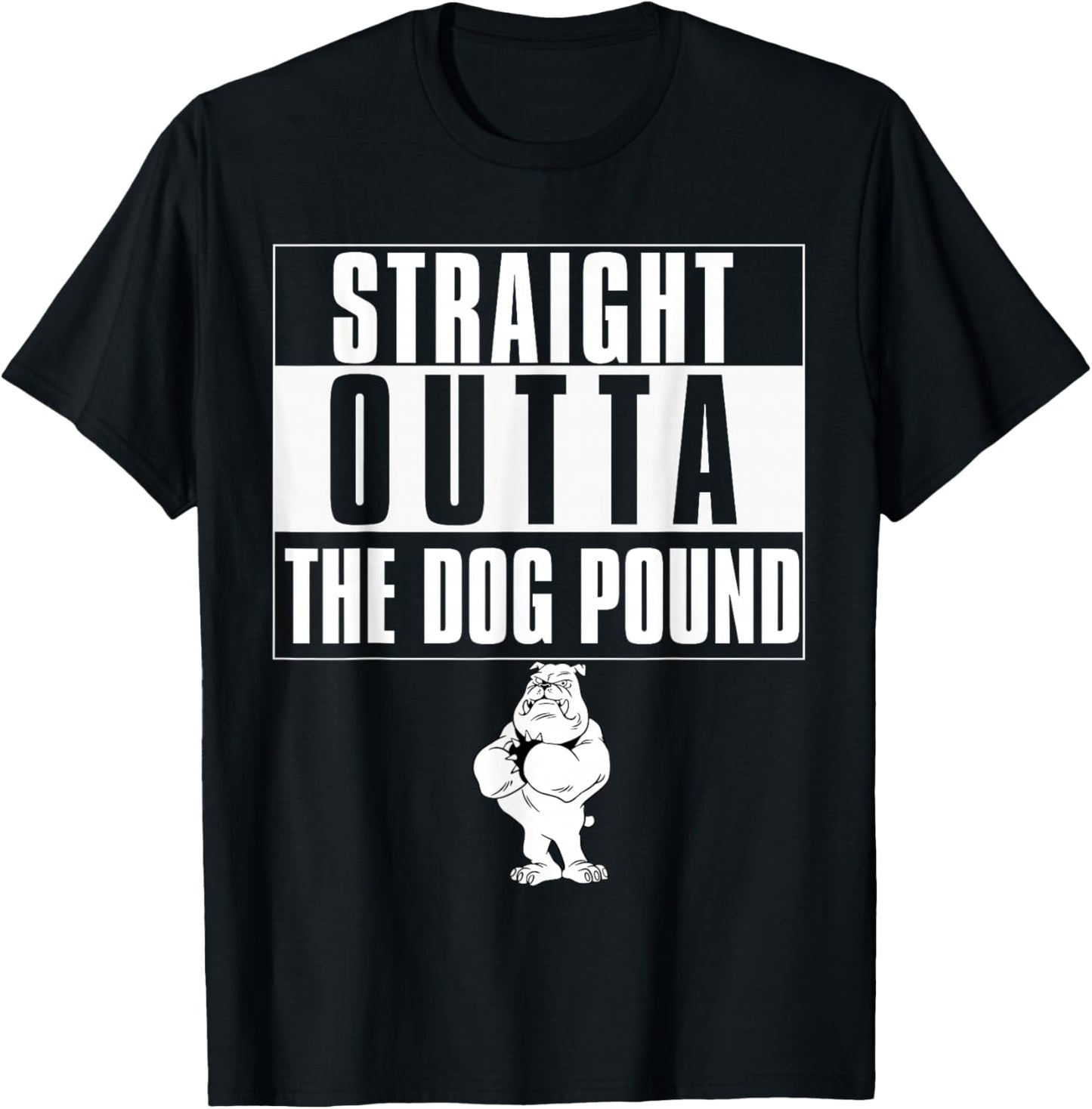Funny dog pound T-Shirt - T-Shirt | Black