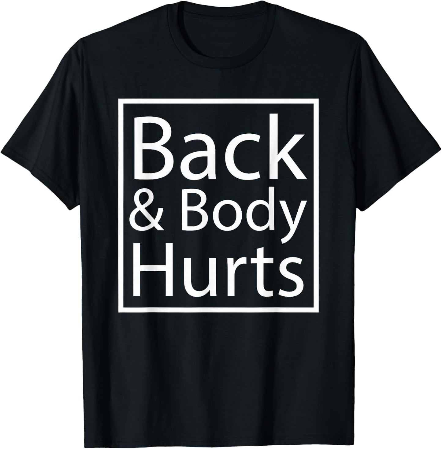 Back And Body Hurts Cool Yogic Relaxation Yoga Lover Gift T-Shirt - T-Shirt | Black