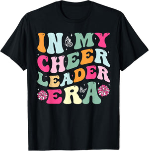 In My Cheerleader Era Cheer Coach Cheerleading Women Girls T-Shirt - T-Shirt | Black