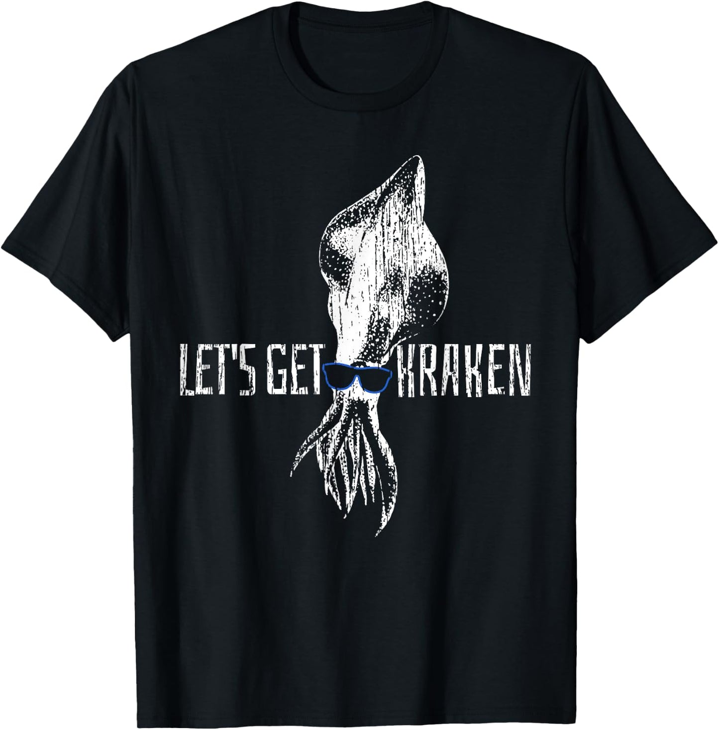 Squid Marine Biology T-Shirt - T-Shirt | Black
