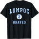 Lompoc High School Braves C1 T-Shirt - T-Shirt | Black