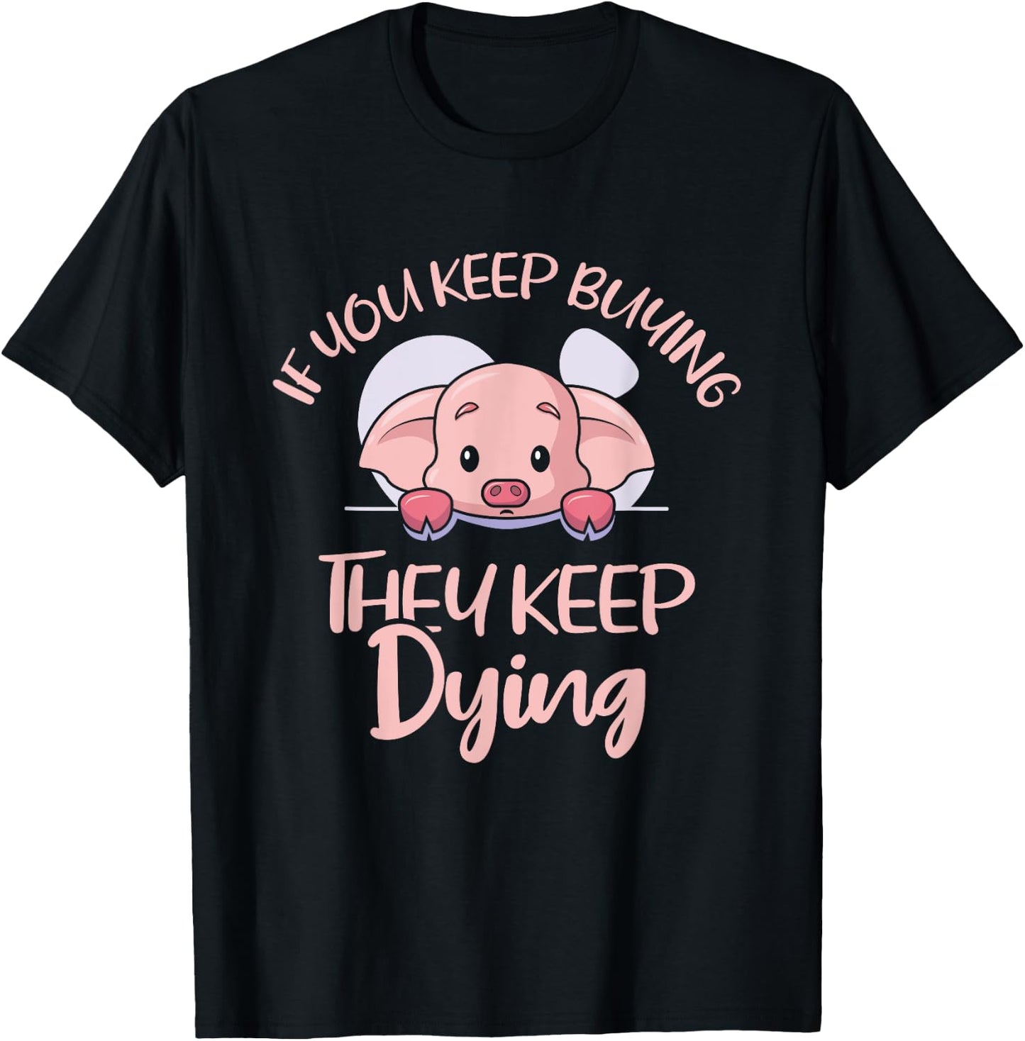 Vegan Animal Vegetarian Veganism Plant Based Lifestyle T-Shirt - T-Shirt | Black