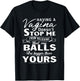 HAVING A VAgina Doesn't STOP ME FROM BELIEVING T-Shirt - T-Shirt | Black
