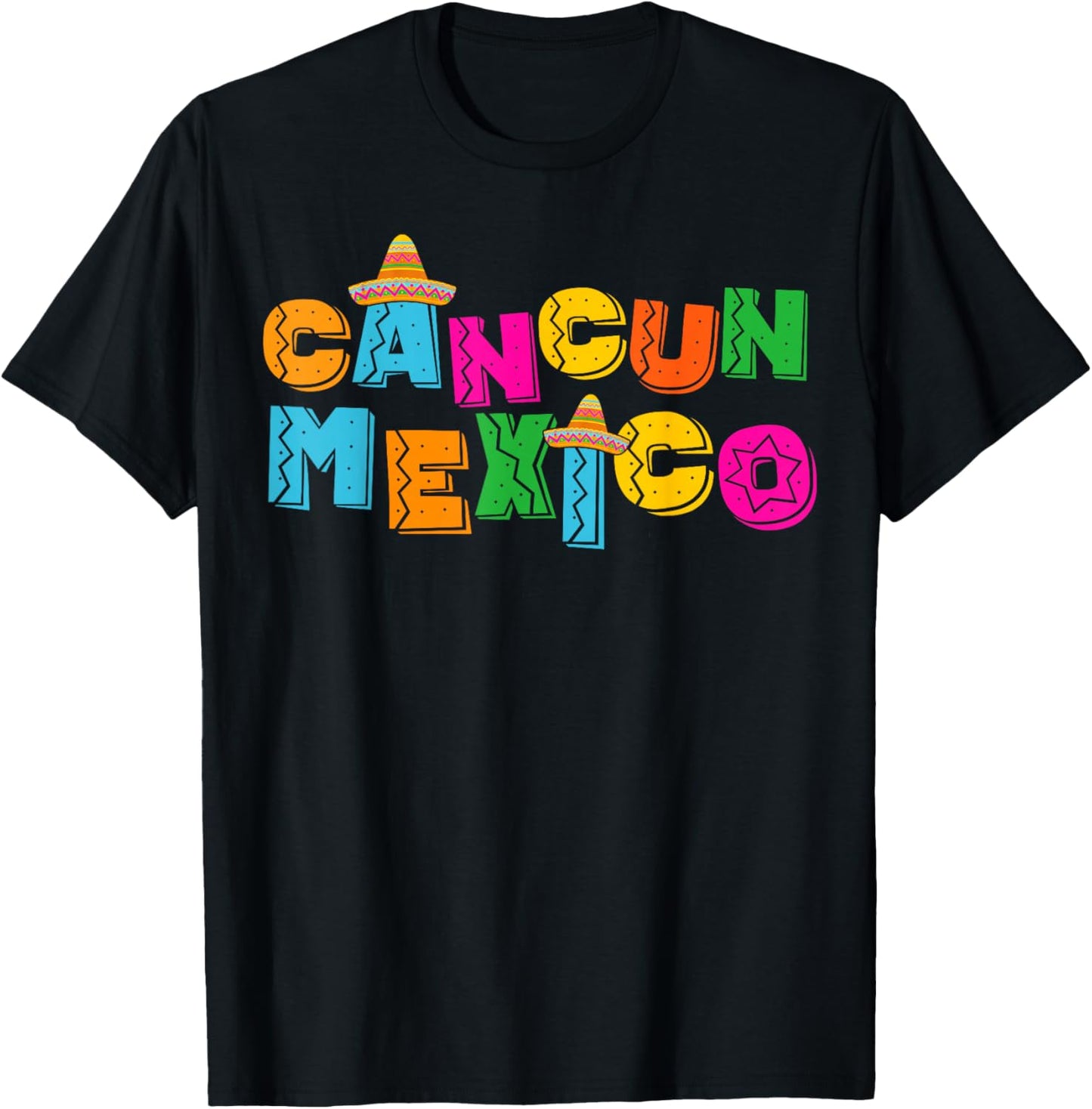 Cancun Mexico T-Shirt - T-Shirt | Black