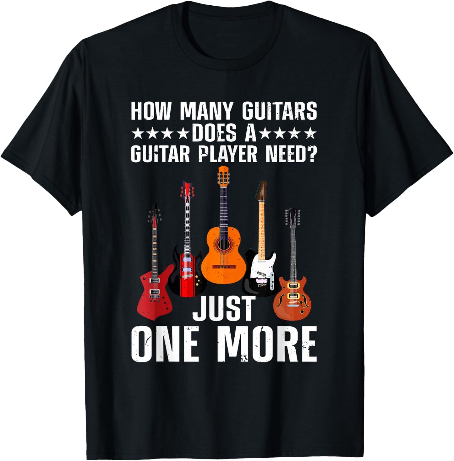 Funny Guitar Player Art Women Guitarist Guitar Lover T-Shirt - T-Shirt | Black