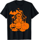 Disney Mickey & Friends Halloween Donald Duck Pumpkins T-Shirt - T-Shirt | Black