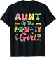 Aunt of The Birthday Paw-ty Girl Dog Theme Family Party T-Shirt - T-Shirt | Black