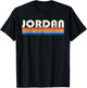 Vintage 70s 80s Style Jordan T-Shirt - T-Shirt | Black