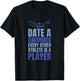 Date a swimmer funny design T-Shirt - T-Shirt | Black