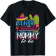 Senor Or Senorita Mommy To Be Gender Reveal Mexican Fiesta T-Shirt - T-Shirt | Black