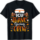 ICU Nurse Thanksgiving Crew Turkey Intensive Care Nurse T-Shirt - T-Shirt | Black