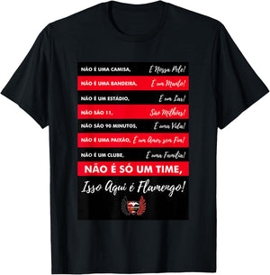 Flamengo Soccer - Camiseta Isso aqui é Flamengo T-Shirt - T-Shirt | Black