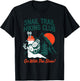 Snail Trail Hiking Club Go With The Slow Design T-Shirt - T-Shirt | Black