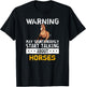 Warning May Spontaneously Start Talking About Horses T-Shirt - T-Shirt | Black