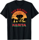 Kenyan Flag, Big Five Kenya Pride Wildlife Safari T-Shirt - T-Shirt | Black