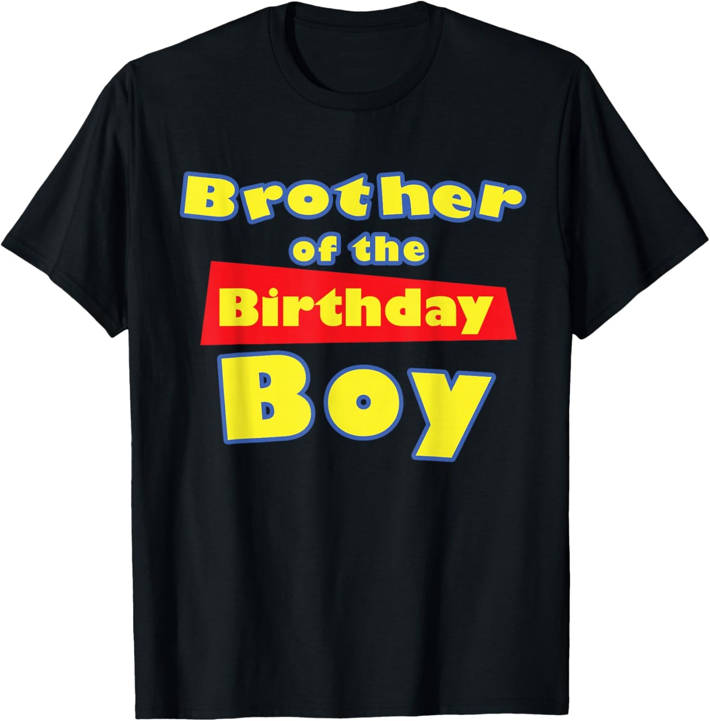 Birthday Story Brother of the Birthday Boy T-Shirt - T-Shirt | Black