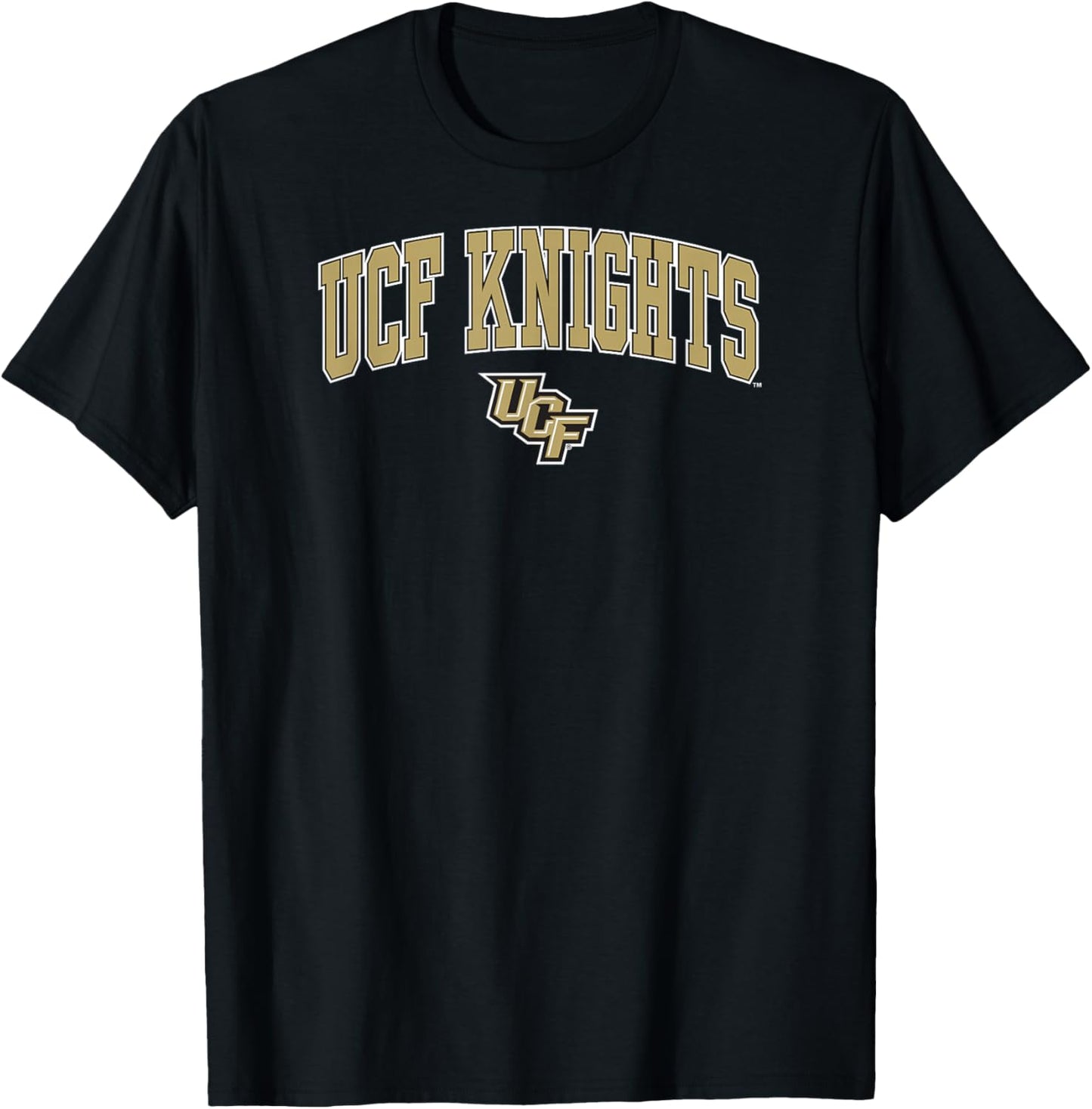 Central Florida Golden Knights Arch Over Dark Heather T-Shirt - T-Shirt | Black