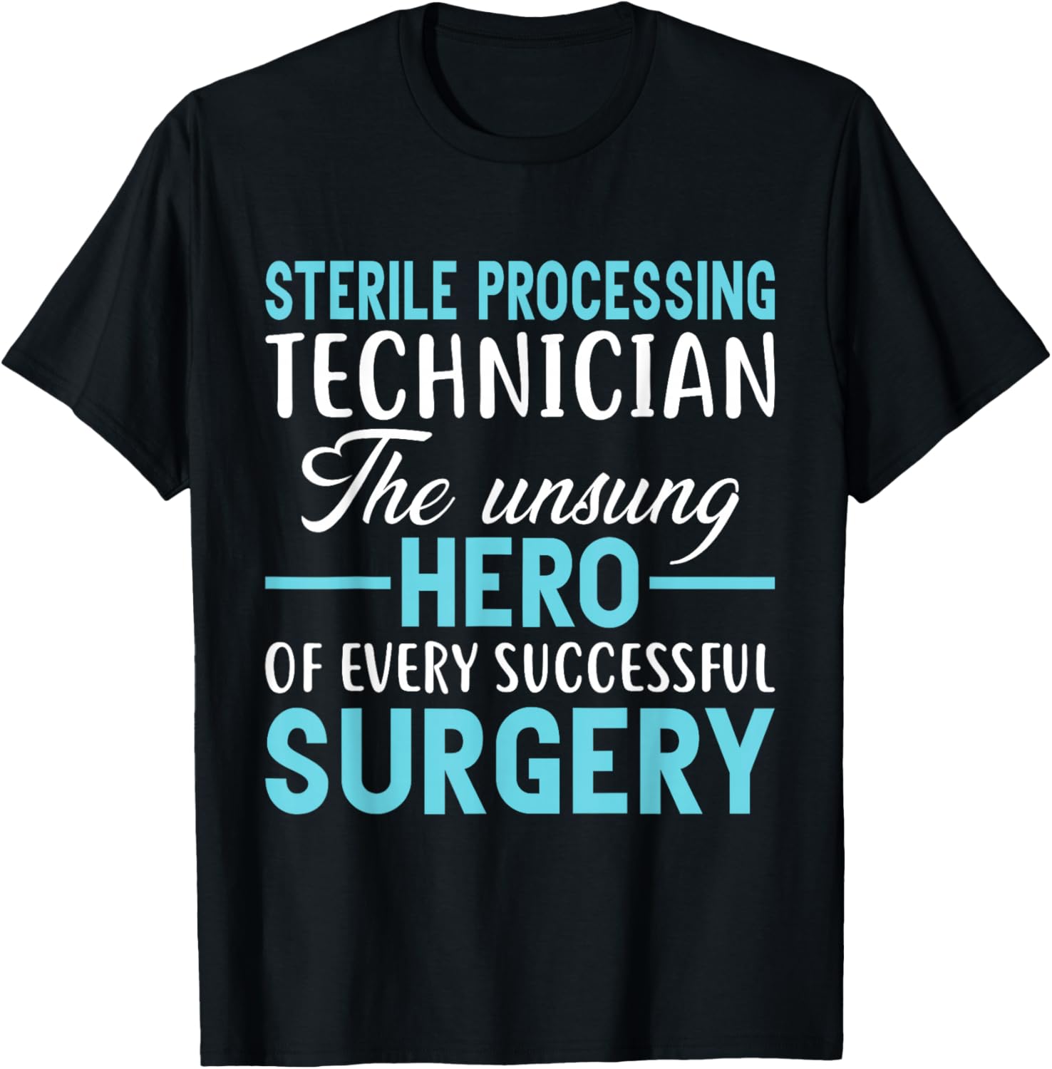 Central Sterile Processing Tech T-Shirt - T-Shirt | Black