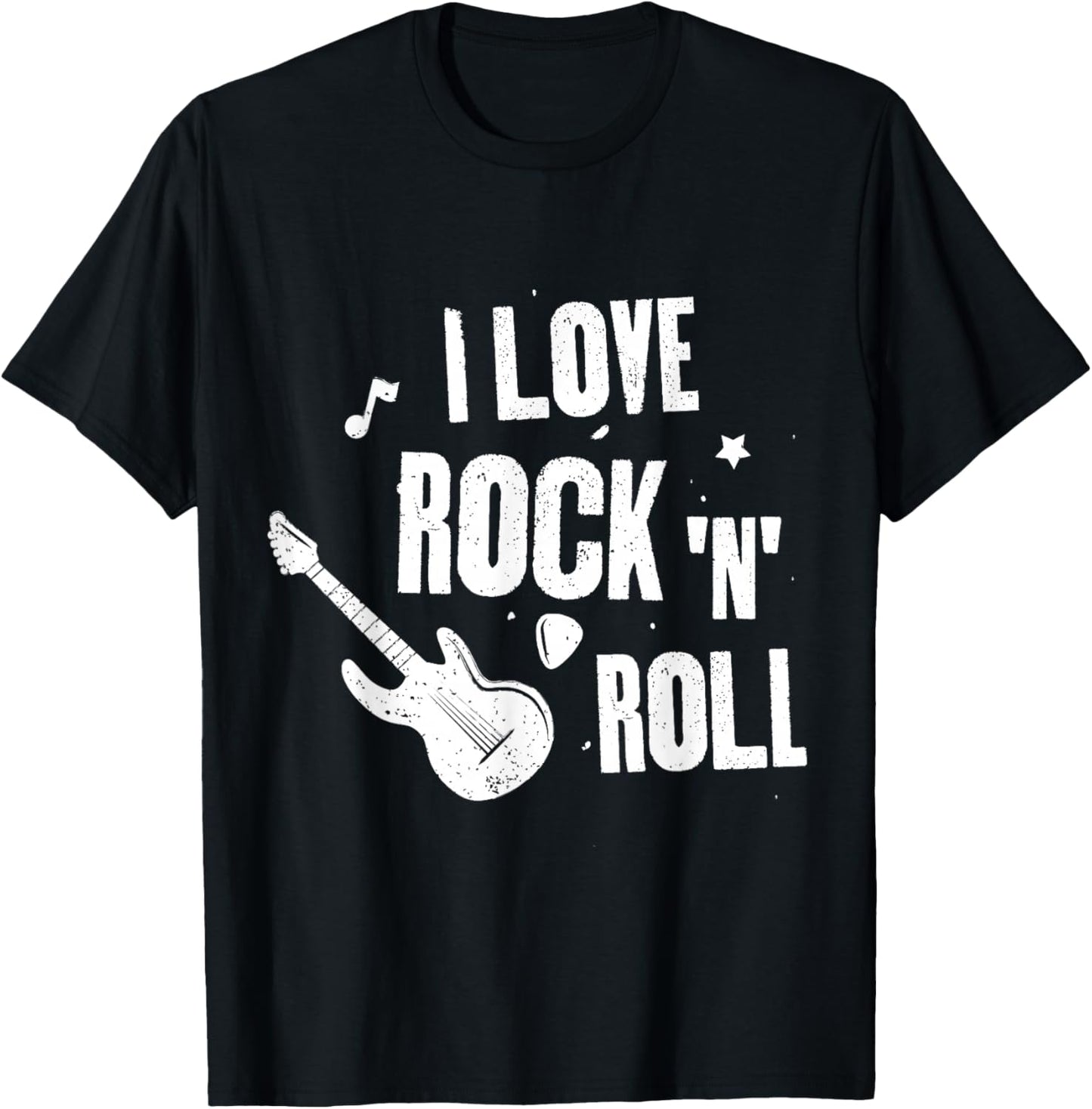 I Love Rock and roll T-Shirt - T-Shirt | Black