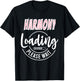 Harmony Custom Personalized Baby Loading Shower Arrival Item T-Shirt - T-Shirt | Black