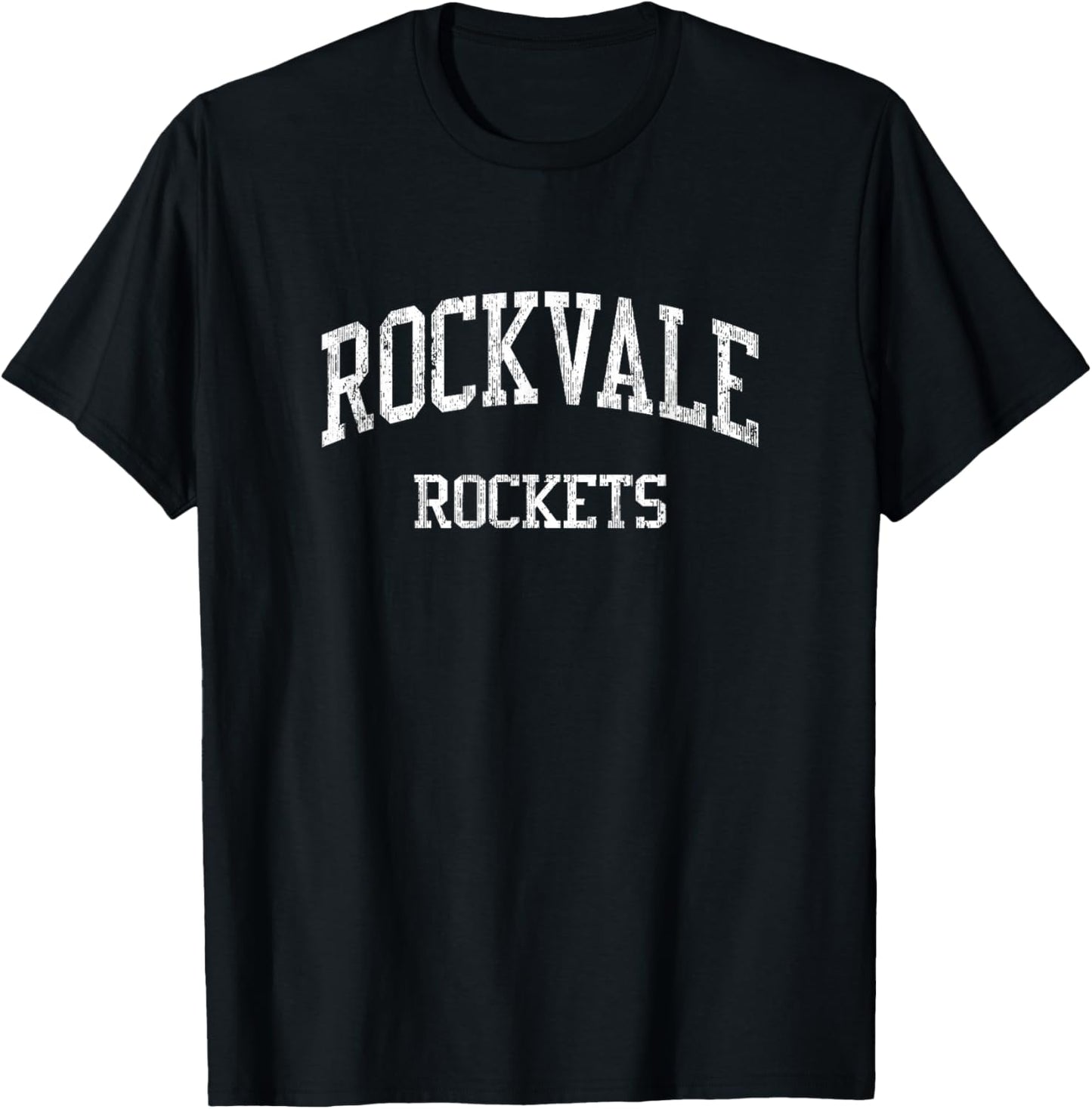 Rockvale High School HS Rockvale TN Vintage Sports T-Shirt - T-Shirt | Black