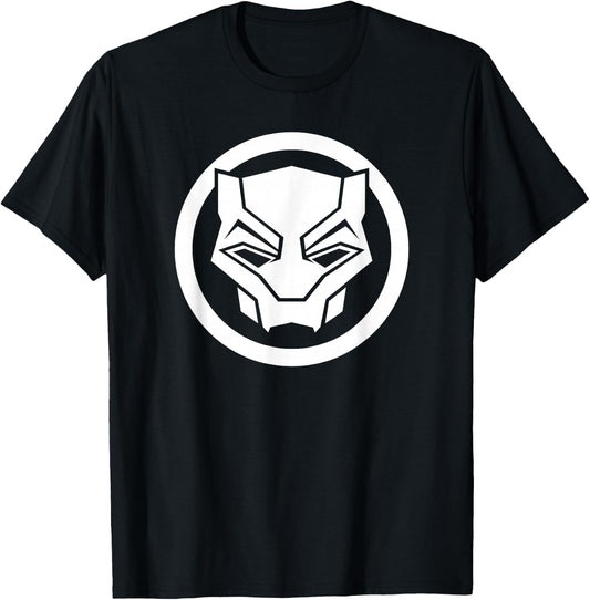 Marvel Black Panther: Wakanda Forever Simple Panther Logo T-Shirt - T-Shirt | Black