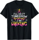 Funny Walking Exercise Design for Healthy Walker T-Shirt - T-Shirt | Black