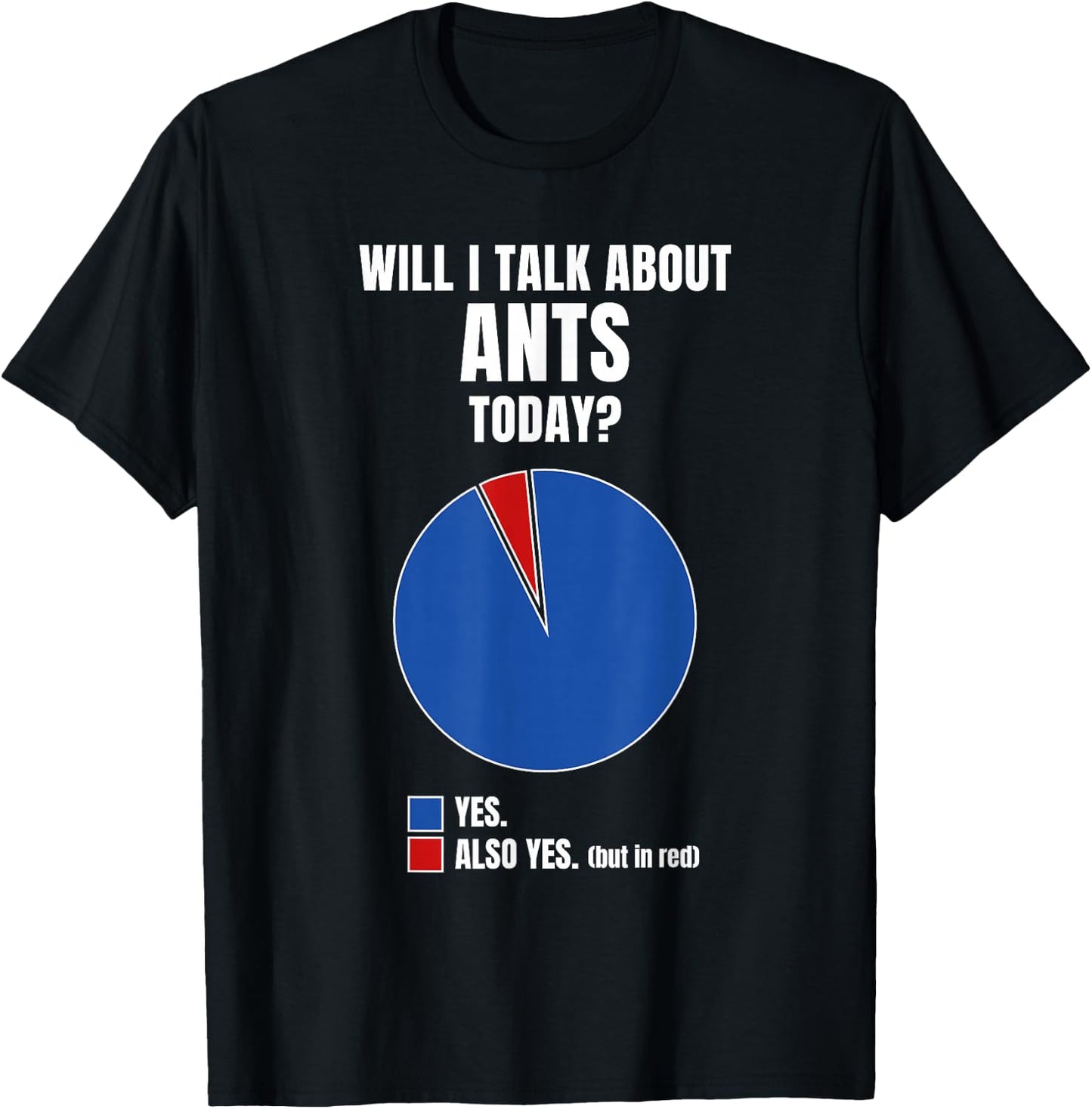 Funny ANT Clothes Diagram Quote Outfit Gift Ant T-Shirt - T-Shirt | Black