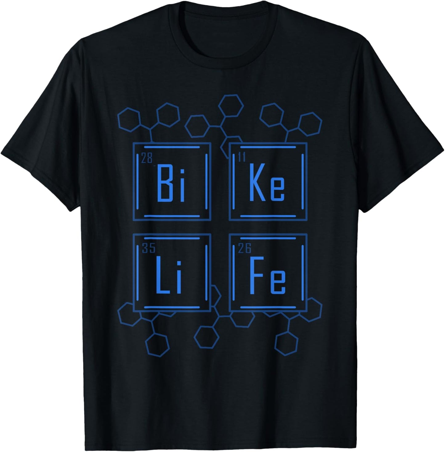 Bike Life Chemistry Cycling Road Bike Mountain Bike Gift T-Shirt - T-Shirt | Black