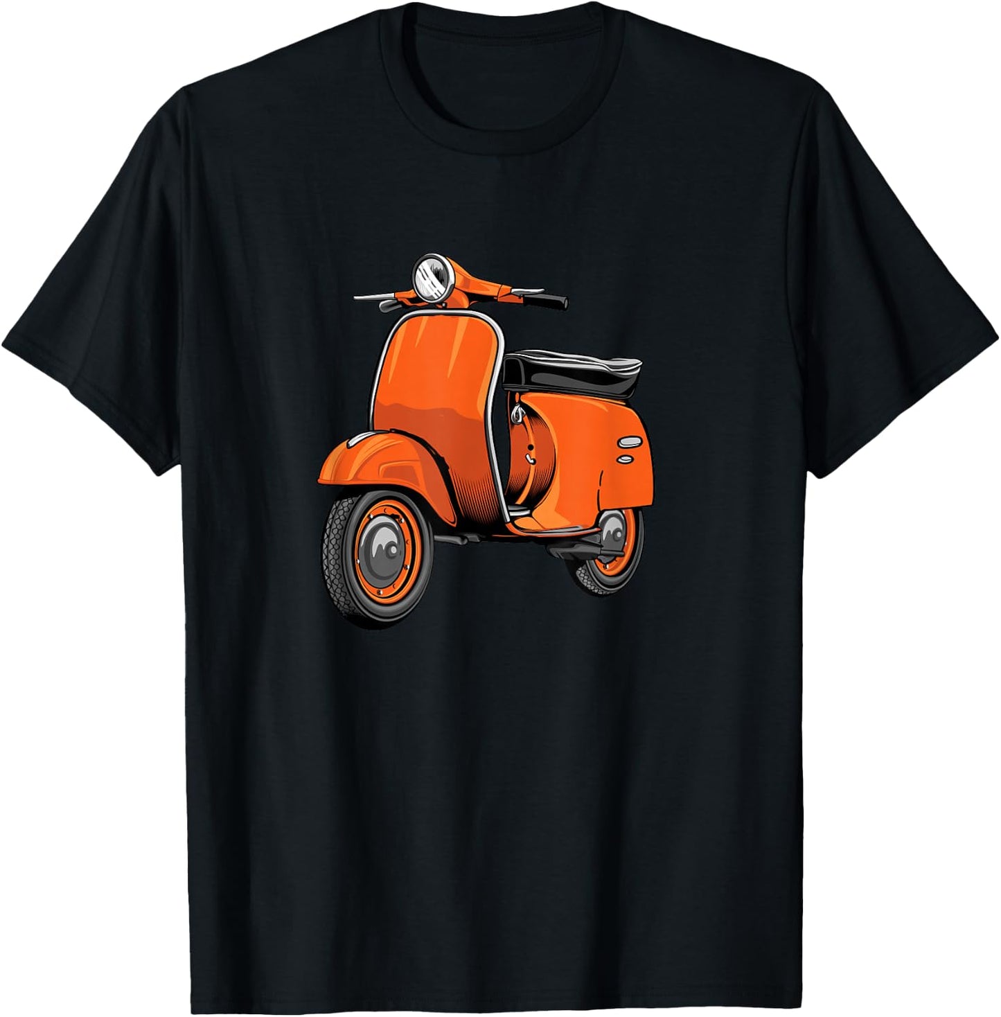 Scooter Bike Motorbike Scoot - Moped Scooter T-Shirt - T-Shirt | Black