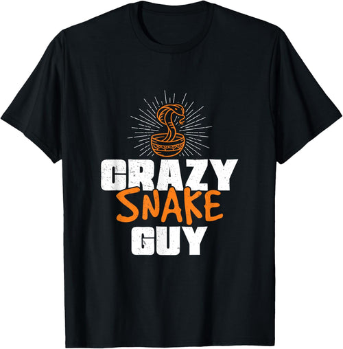 Funny Crazy Snake Guy For Snake Charmers Snake Charming Fans