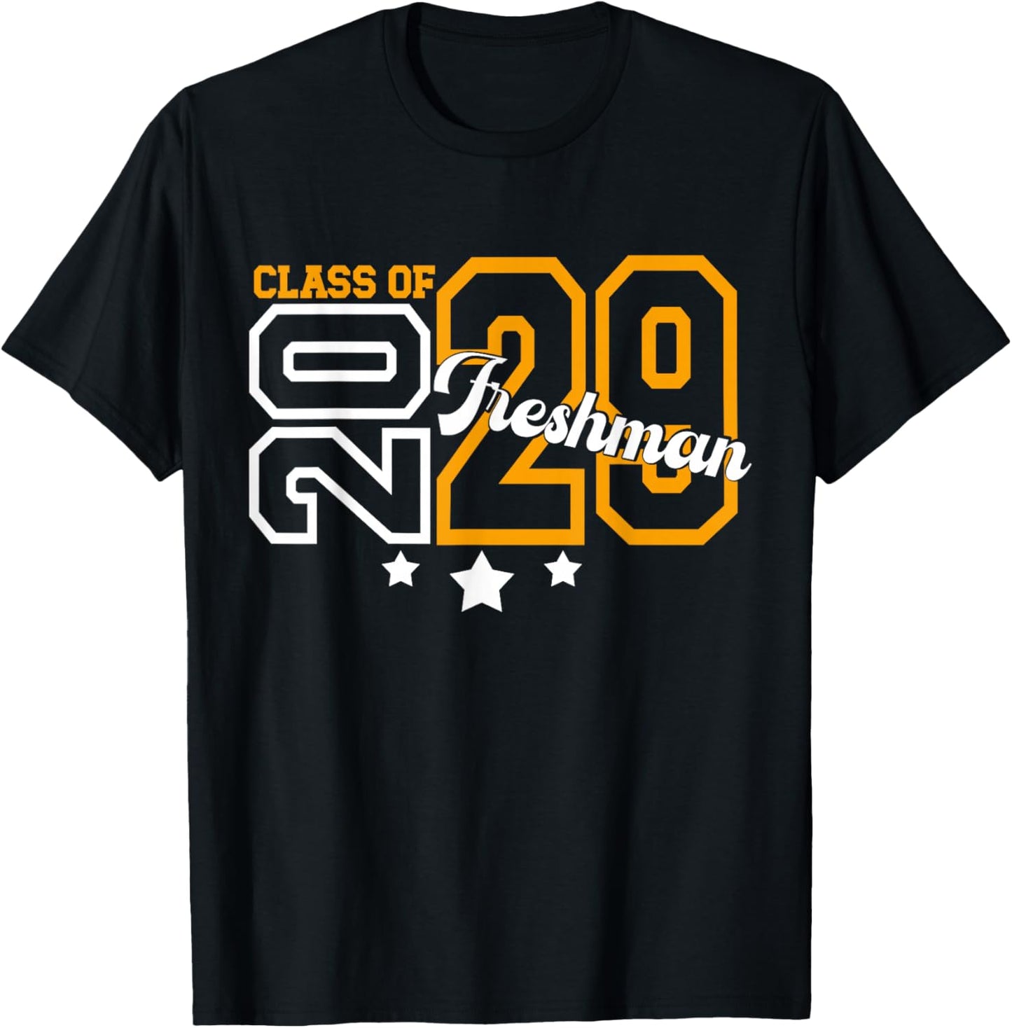 Freshman Class of 2029 Back to School Freshman 2029 T-Shirt - T-Shirt | Black