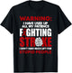 Stroke Awareness Funny Stroke Survivor T-Shirt - T-Shirt | Black