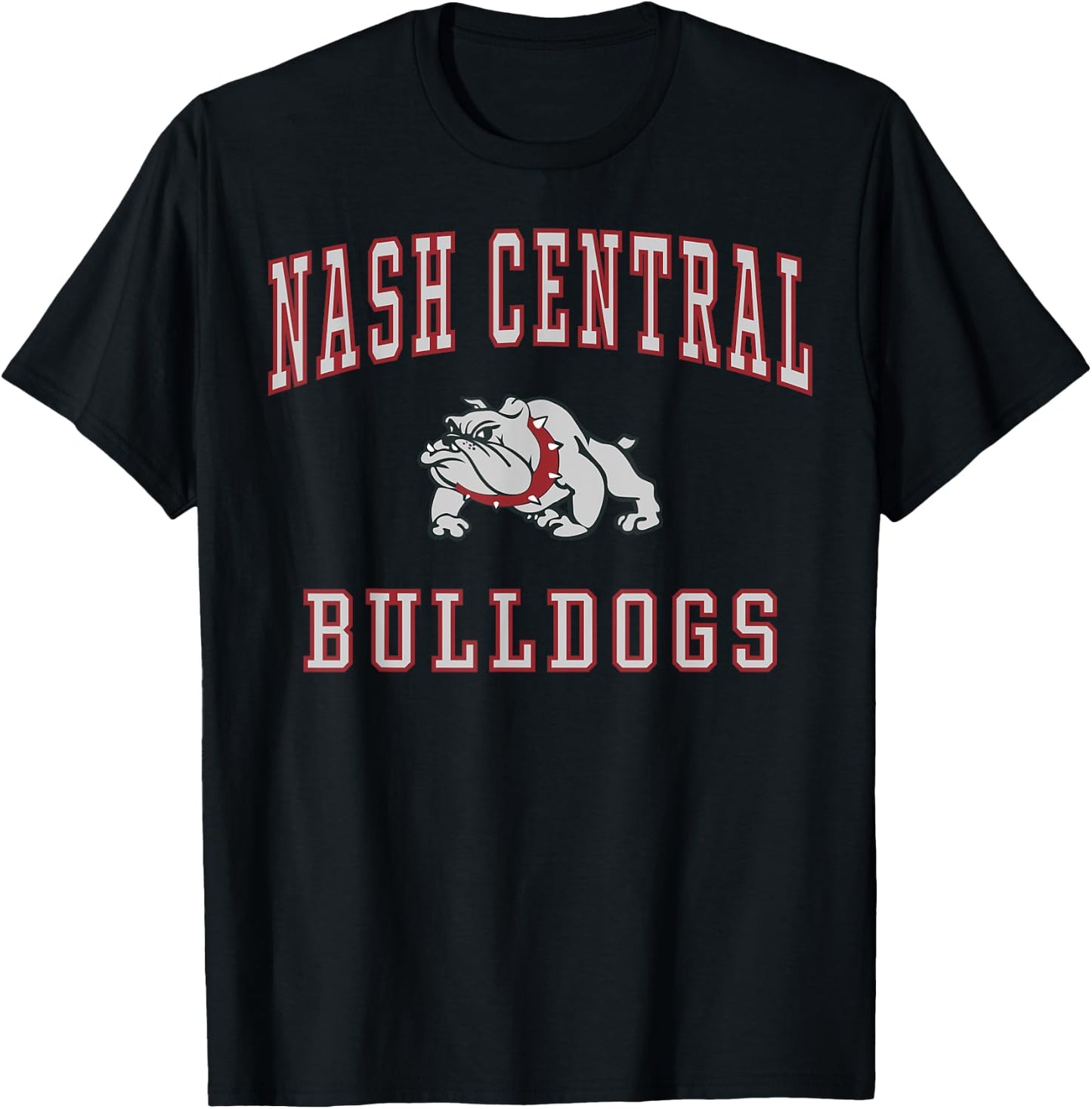 Nash Central High School Bulldogs C1 T-Shirt - T-Shirt | Black