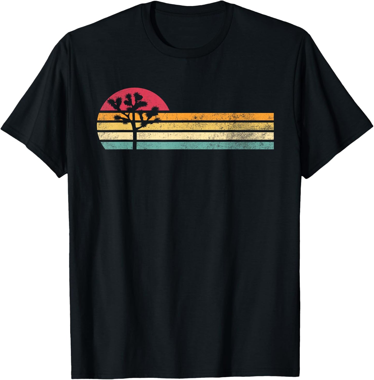 Retro Vintage Joshua Tree National Park Old School 80s T-Shirt - T-Shirt | Black