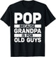 Best Pop Design For Grandpa From Grandkids Father's Day Pop T-Shirt - T-Shirt | Black