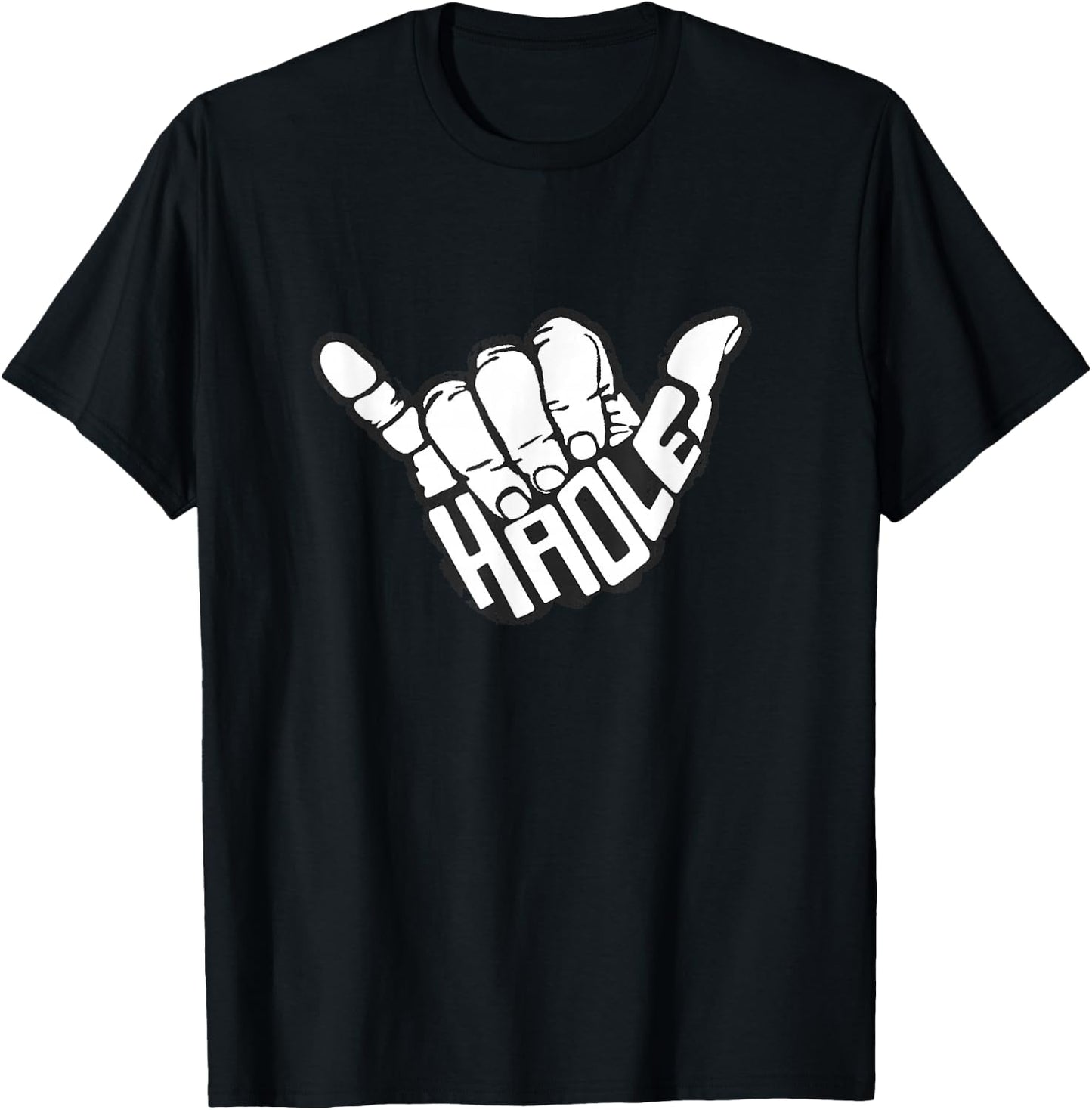 Hawaiian Haole Surf Hawaii Maui Aloha T-Shirt - T-Shirt | Black