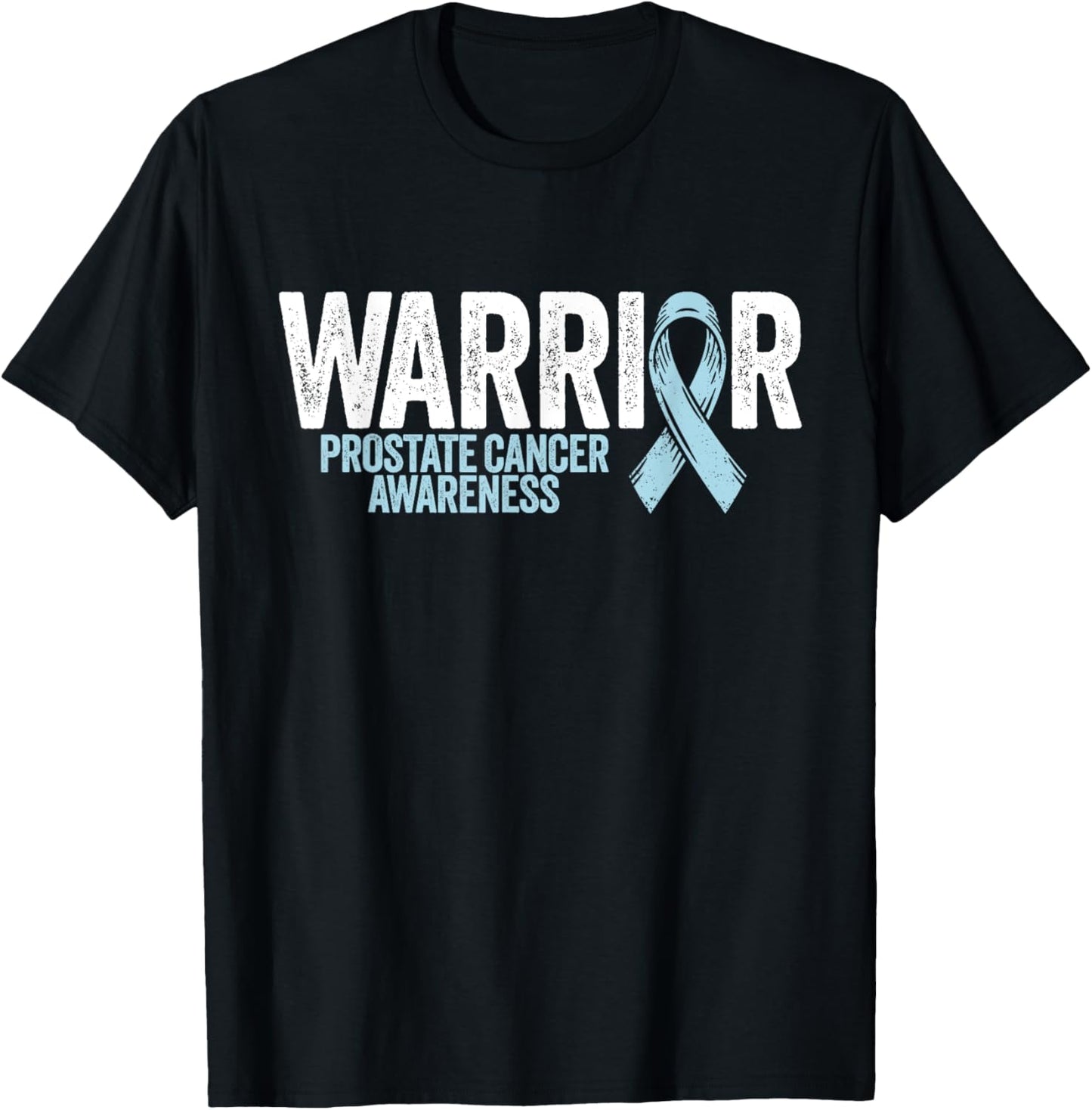 Prostate Cancer Shirt Warrior Prostate Cancer Awareness T-Shirt - T-Shirt | Black