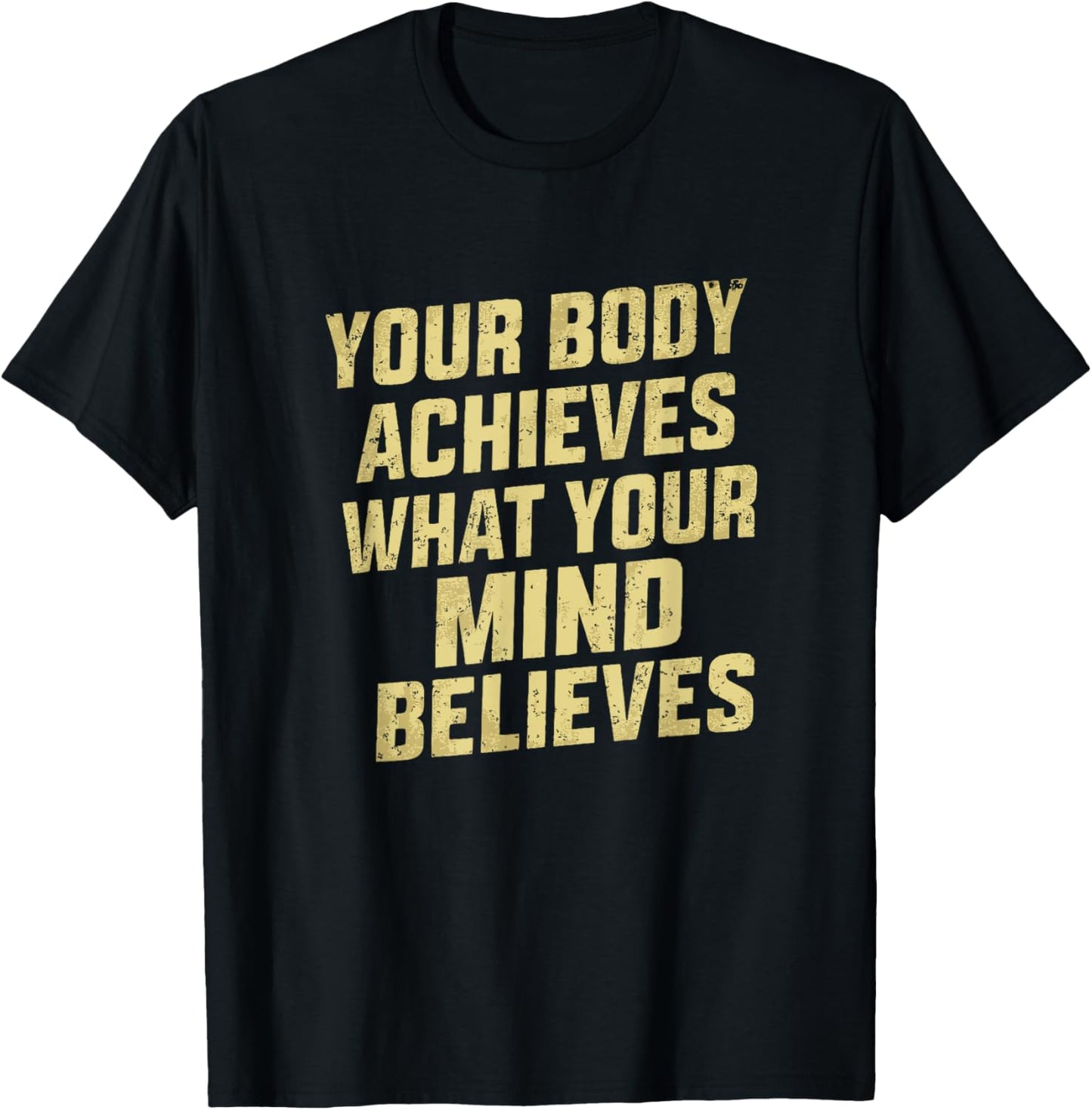 Funny Gym Motivational and Inspirational Quote T-Shirt - T-Shirt | Black
