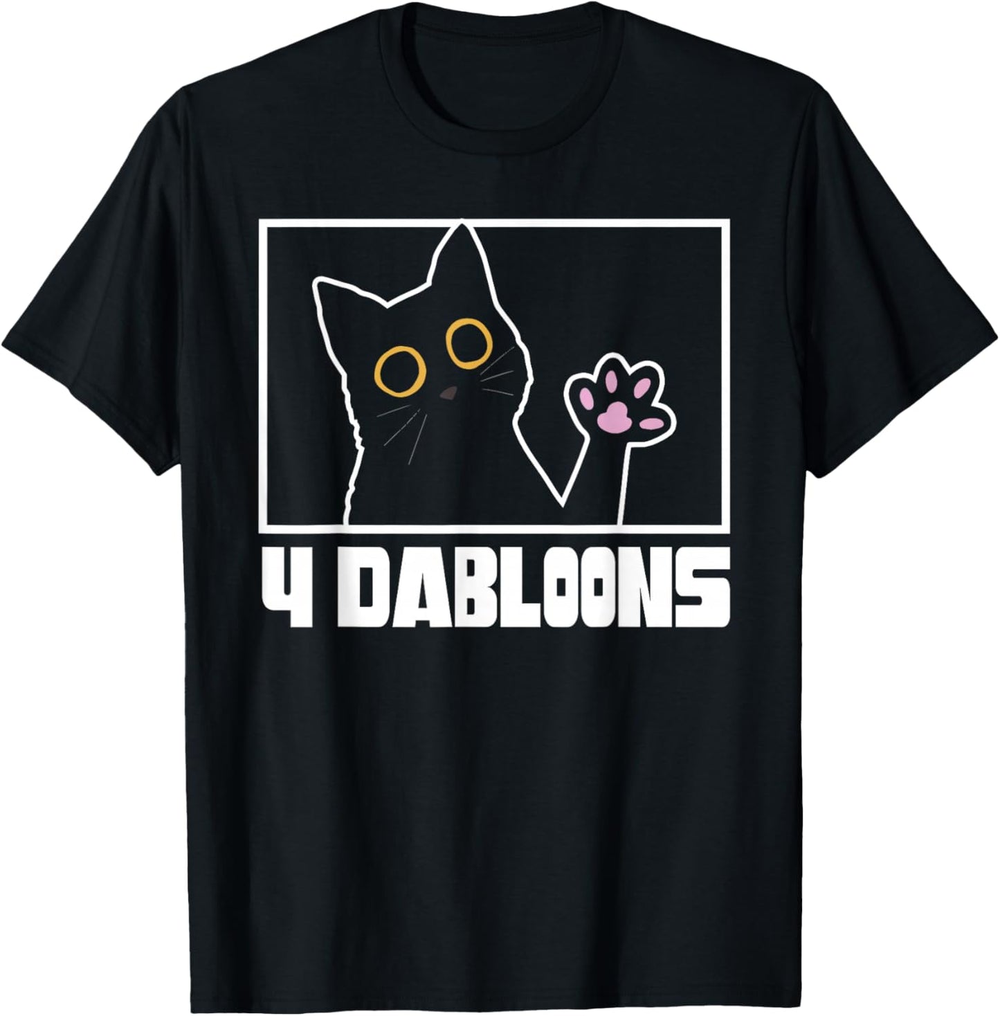 Doubloons Funny Cat Meme Doubloons Cat Dabloon T-Shirt - T-Shirt | Black