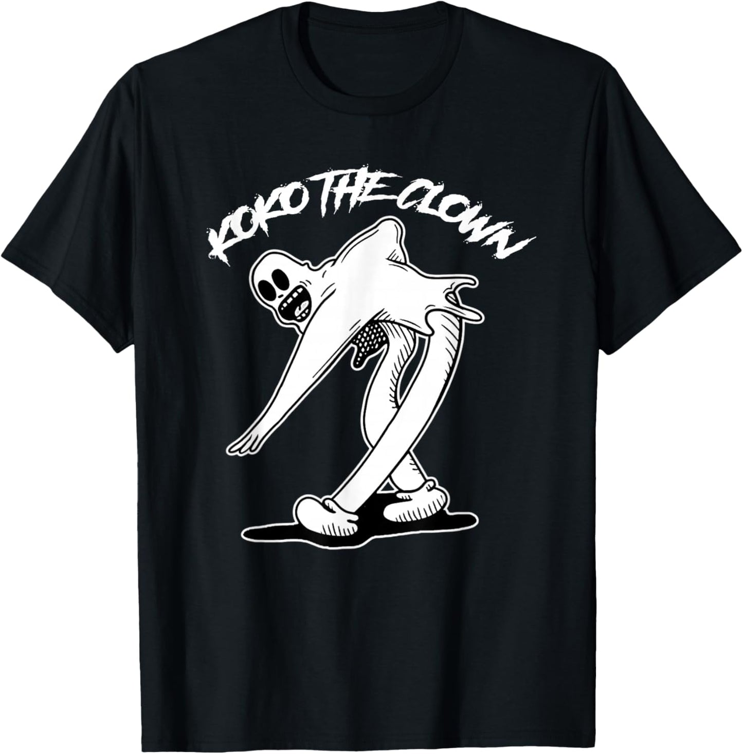 Koko the Clown Ghost Gothic T-Shirt - T-Shirt | Black