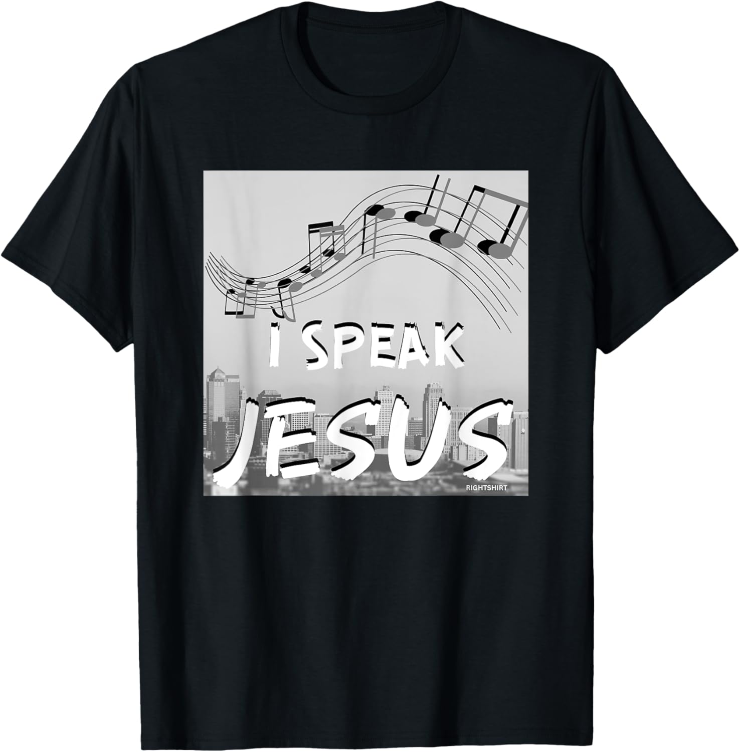 Christian Worship Song/ I SPEAK JESUS for Worship Leaders T-Shirt - T-Shirt | Black