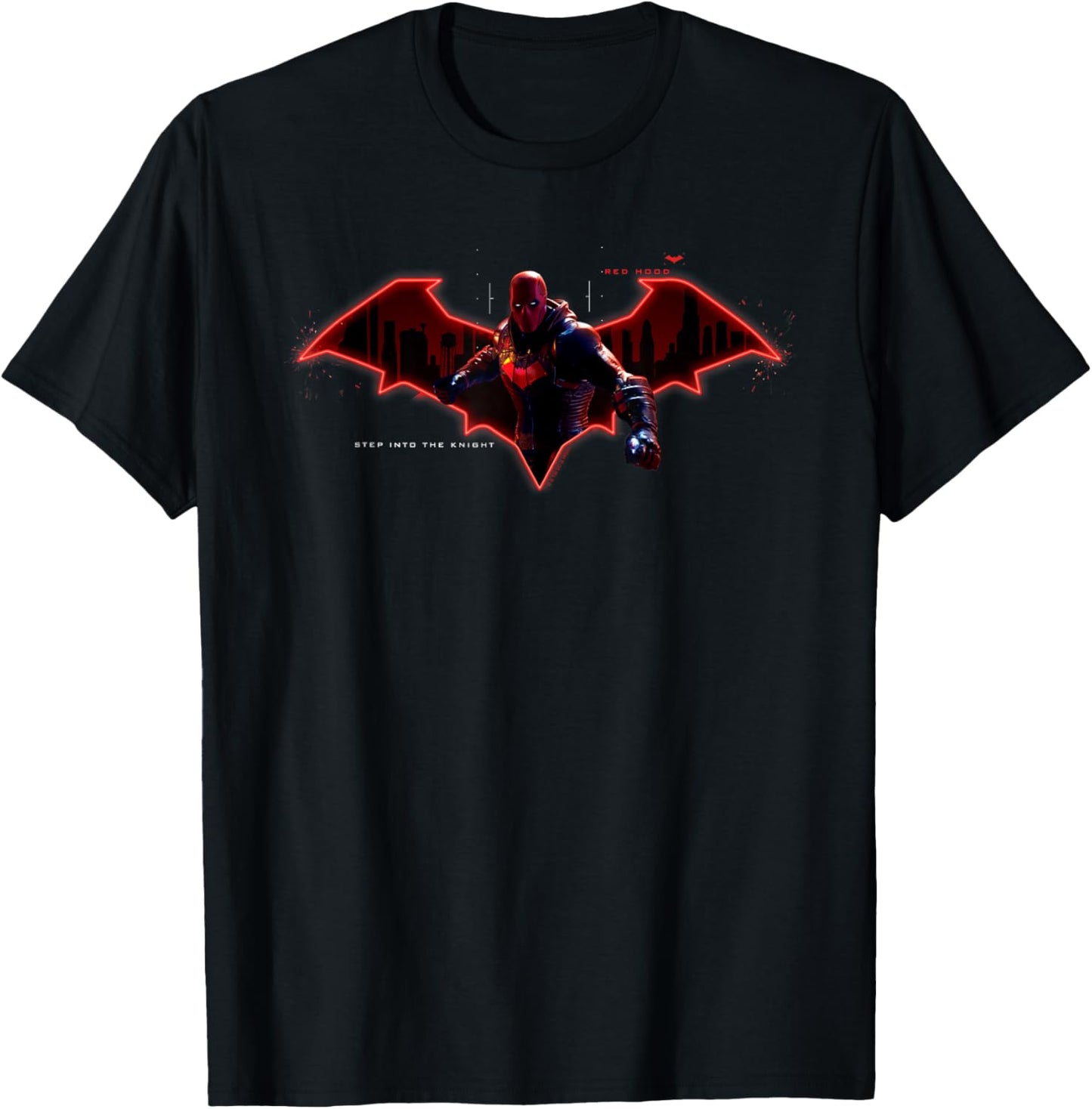 Gotham Knight's Red Hood Knight icon T-Shirt - T-Shirt | Black