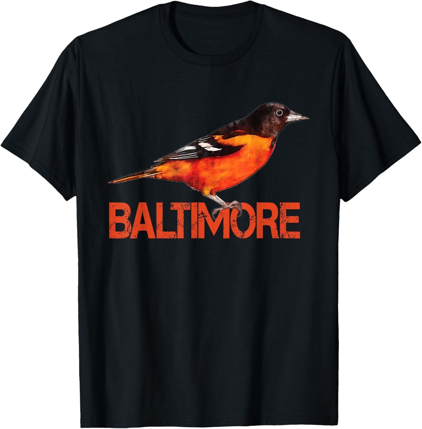 Baltimore Maryland Lord Baltimore Oriole Eye T-Shirt - T-Shirt | Black