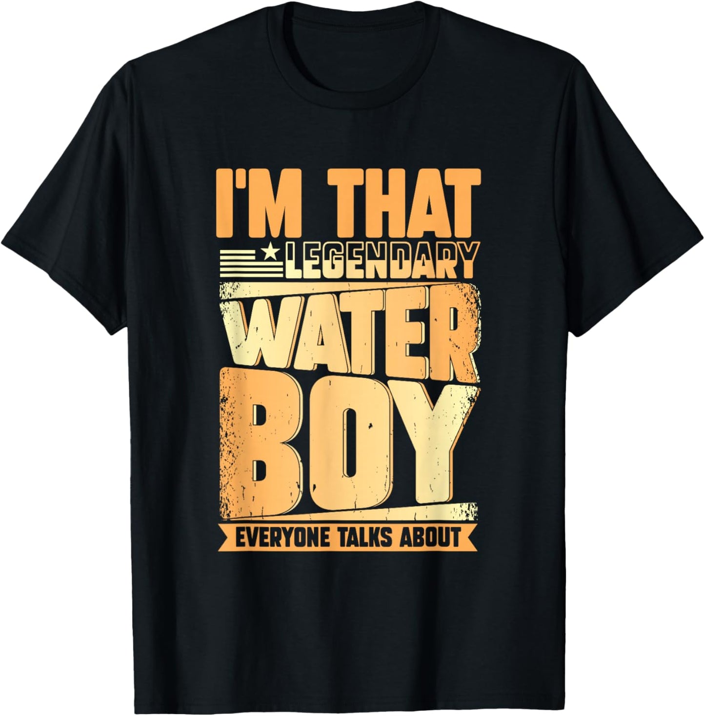 Funny Waterboy Football Team Manager Hydration Specialist T-Shirt - T-Shirt | Black