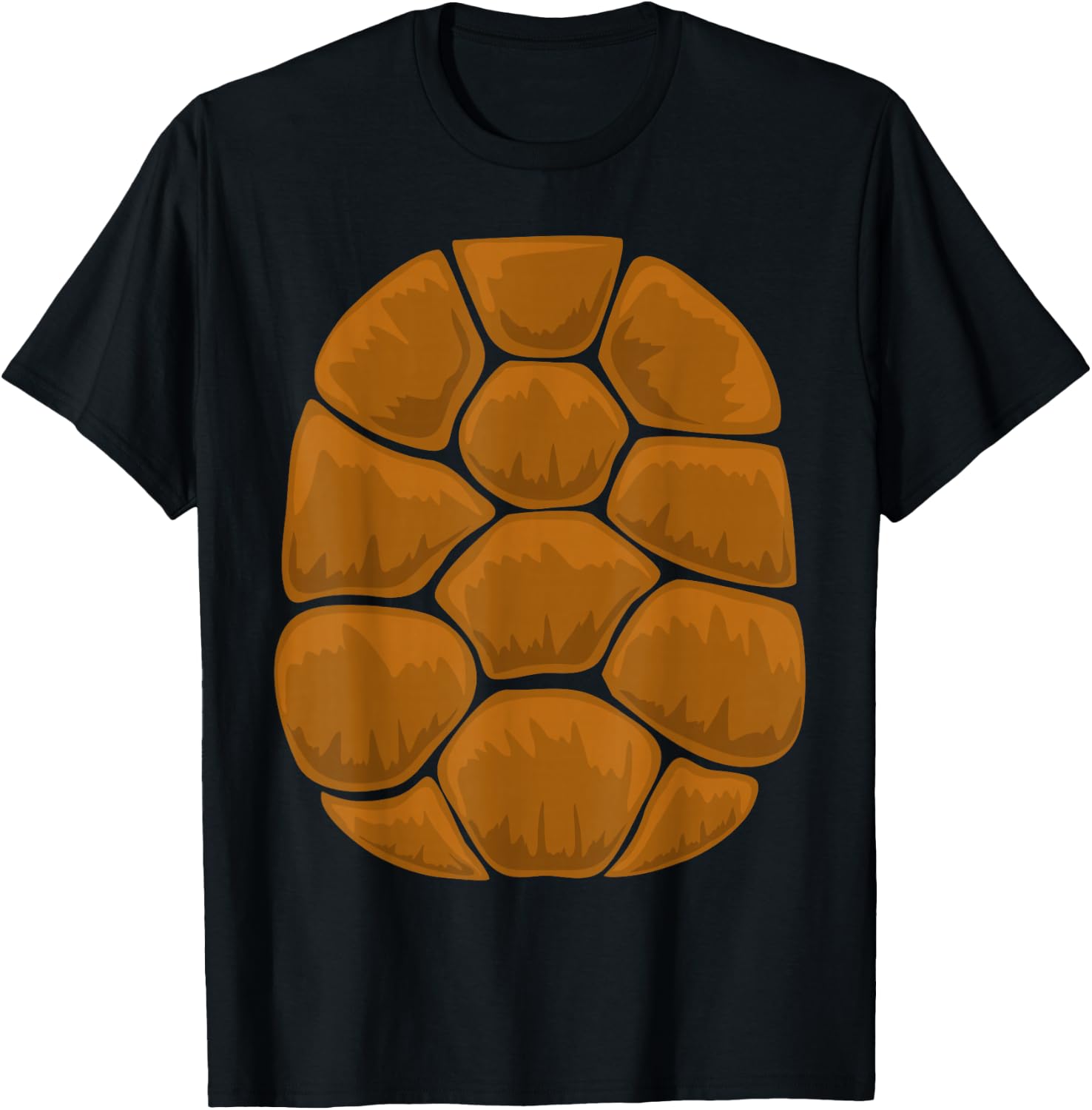 Turtle Shirt Adult Men Women Kids Turtle Shell Costume T-Shirt - T-Shirt | Black