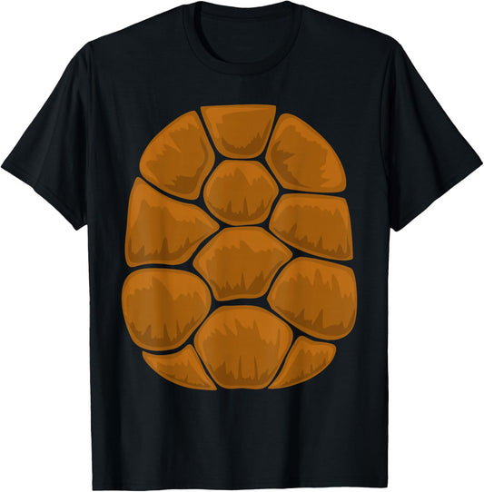 Turtle Shirt Adult Men Women Kids Turtle Shell Costume T-Shirt - T-Shirt | Black