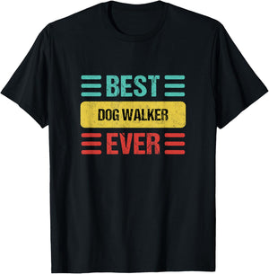 Dog Walker T-Shirt - T-Shirt | Black