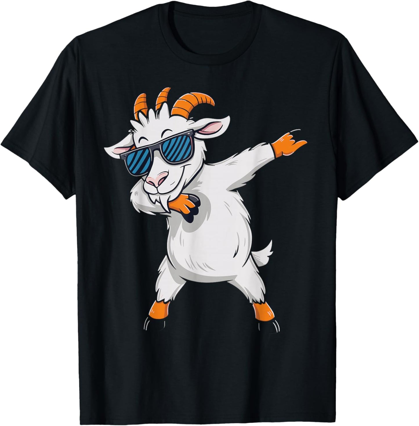 Dabbing Goat Goat Kids Costume Farm Animal T-Shirt - T-Shirt | Black