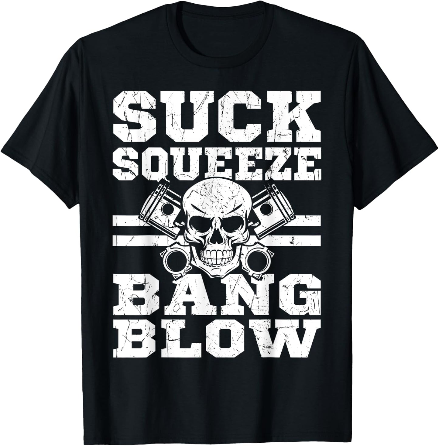 Suck Squeeze Bang Blow T-Shirt - T-Shirt | Black